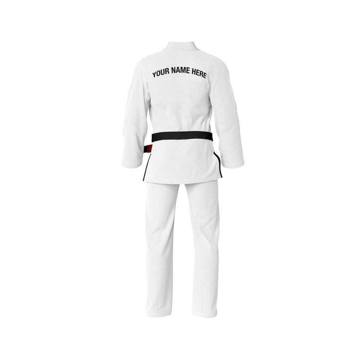 Custom Plain White Brazilian Jiu jitsu gi - Personalised Gi | Combatra