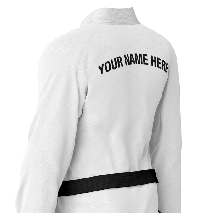 Custom Plain White Brazilian Jiu jitsu gi - Personalised Gi | Combatra
