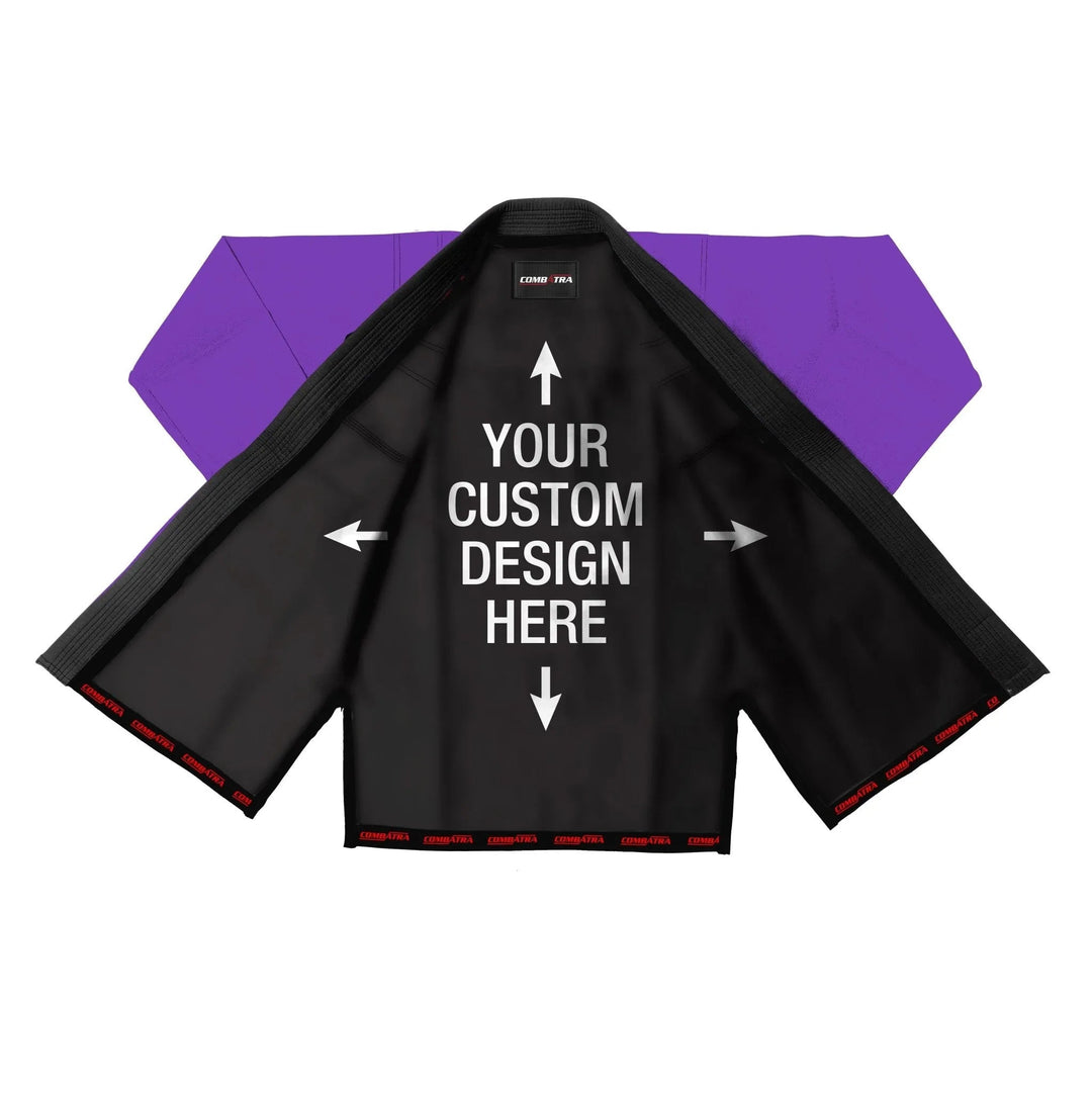 Custom Purple with Custom Shirt Brazilian Jiu Jitsu Gi - Personalised Gi | Combatra