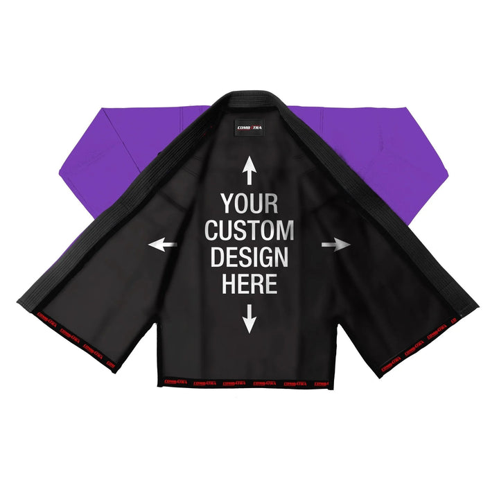 Custom Purple with Custom Shirt Brazilian Jiu Jitsu Gi - Personalised Gi | Combatra