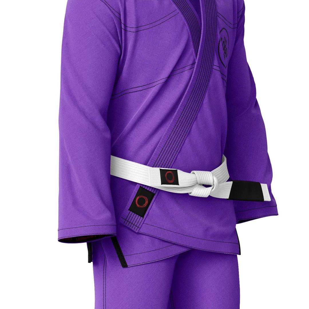 Custom Purple with white belt Brazilian Jiu Jitsu gi - Personalised Gi | Combatra