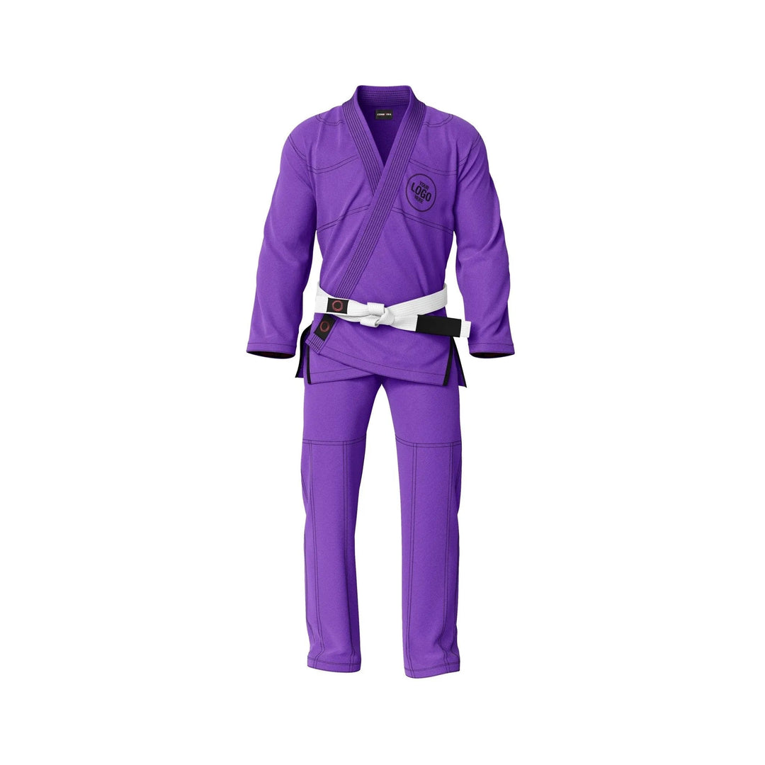 Custom Purple with white belt Brazilian Jiu Jitsu gi - Personalised Gi | Combatra