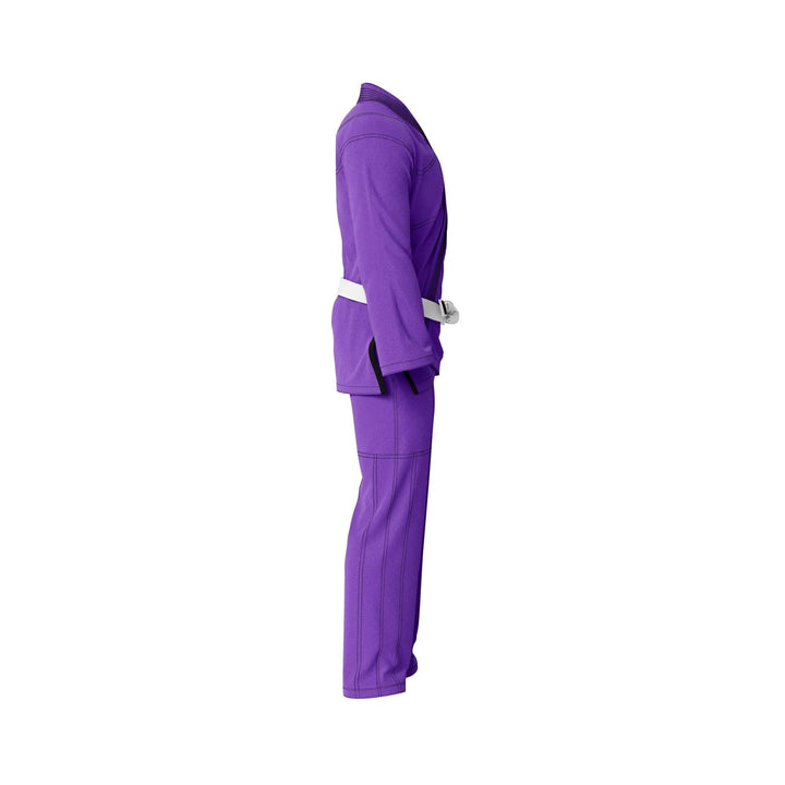 Custom Purple with white belt Brazilian Jiu Jitsu gi - Personalised Gi | Combatra