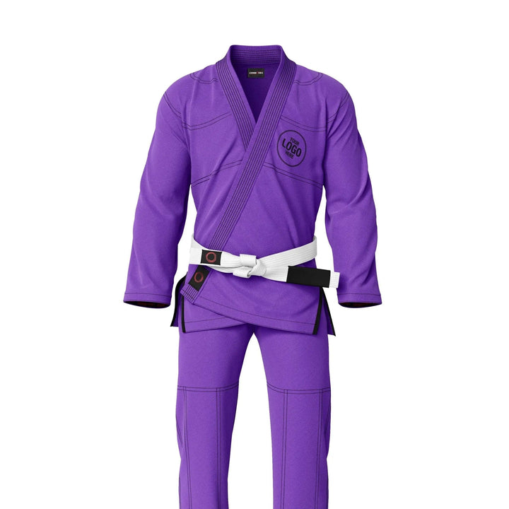 Custom Purple with white belt Brazilian Jiu Jitsu gi - Personalised Gi | Combatra
