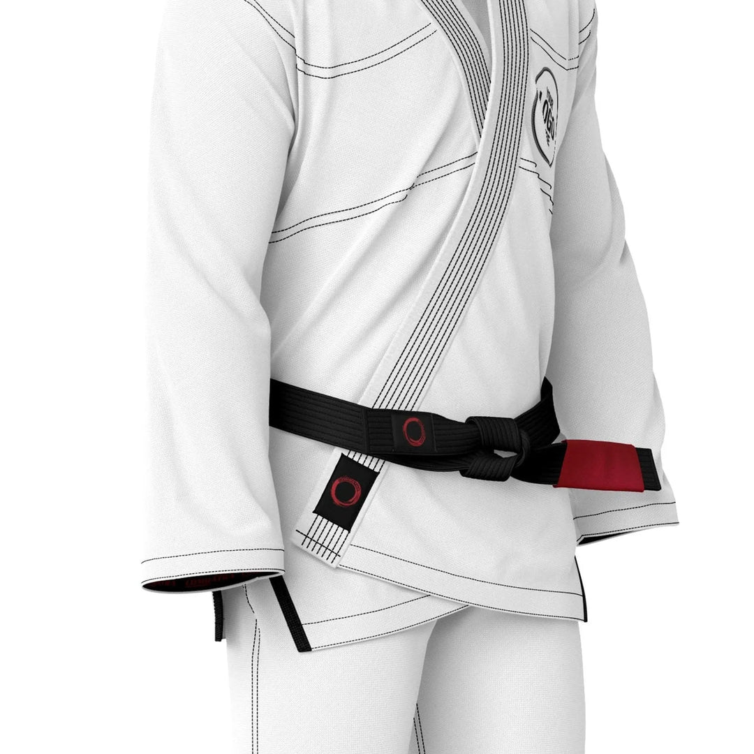 Custom White Brazilian Jiu Jitsu Gi - Personalised Gi | Combatra