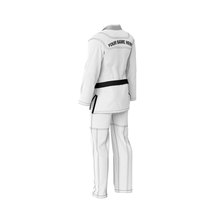 Custom White Brazilian Jiu Jitsu Gi - Personalised Gi | Combatra