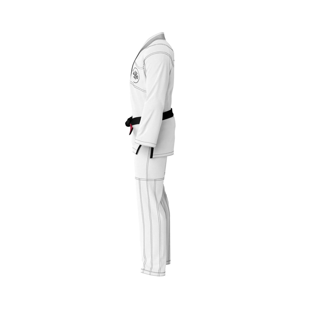 Custom White Brazilian Jiu Jitsu Gi - Personalised Gi | Combatra