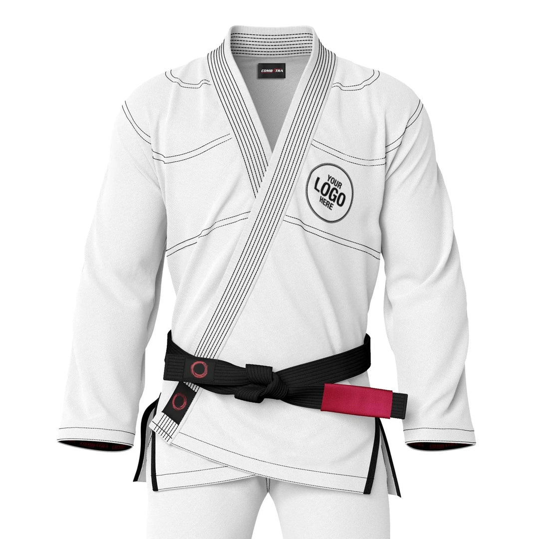 Custom White Brazilian Jiu Jitsu Gi - Personalised Gi | Combatra