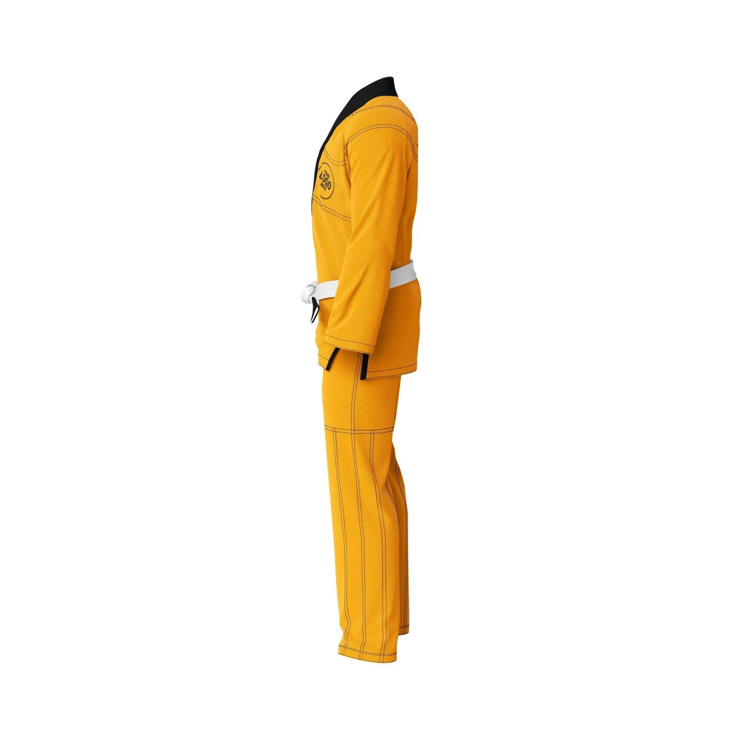 Custom Yellow Brazilian Jiu Jitsu Gi - Personalised Gi | Combatra