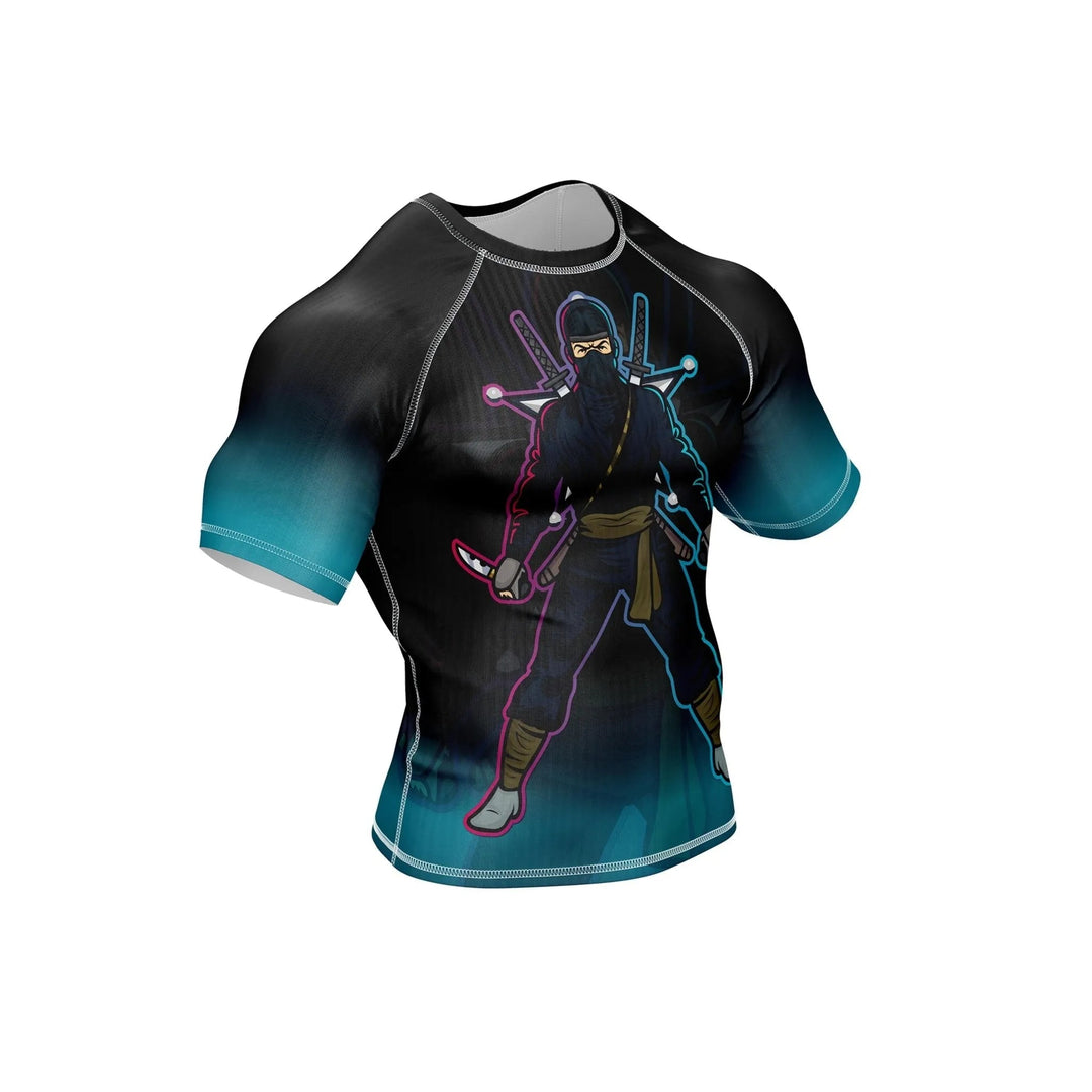 Cyber Ninja Compression Rash Guard - Premium Rashguards | Combatra