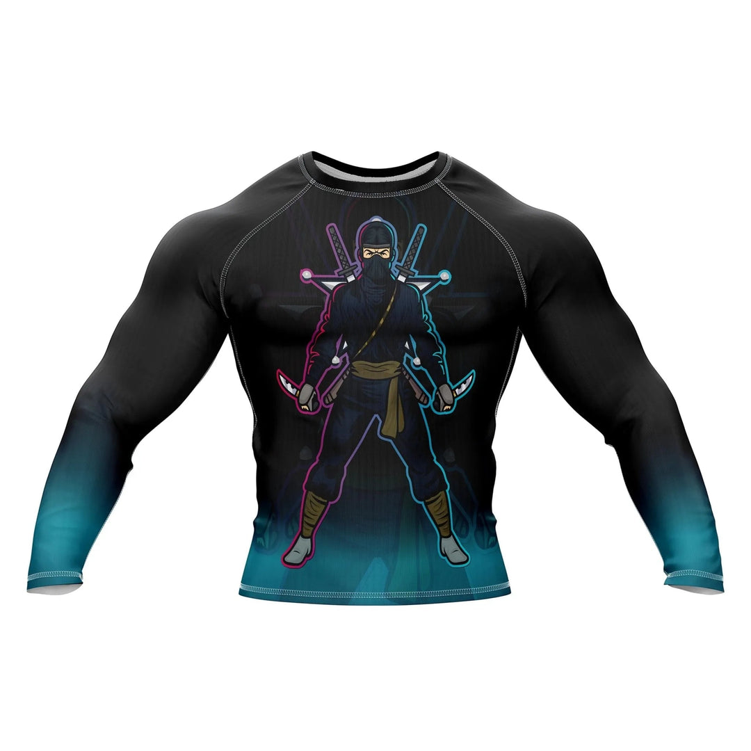 Cyber Ninja Compression Rash Guard - Premium Rashguards | Combatra