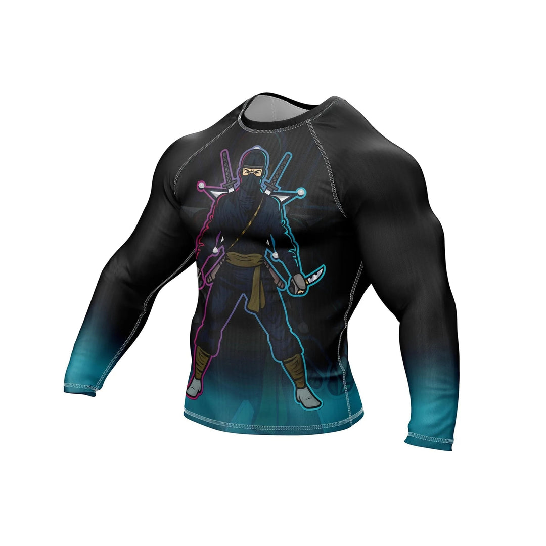 Cyber Ninja Compression Rash Guard - Premium Rashguards | Combatra