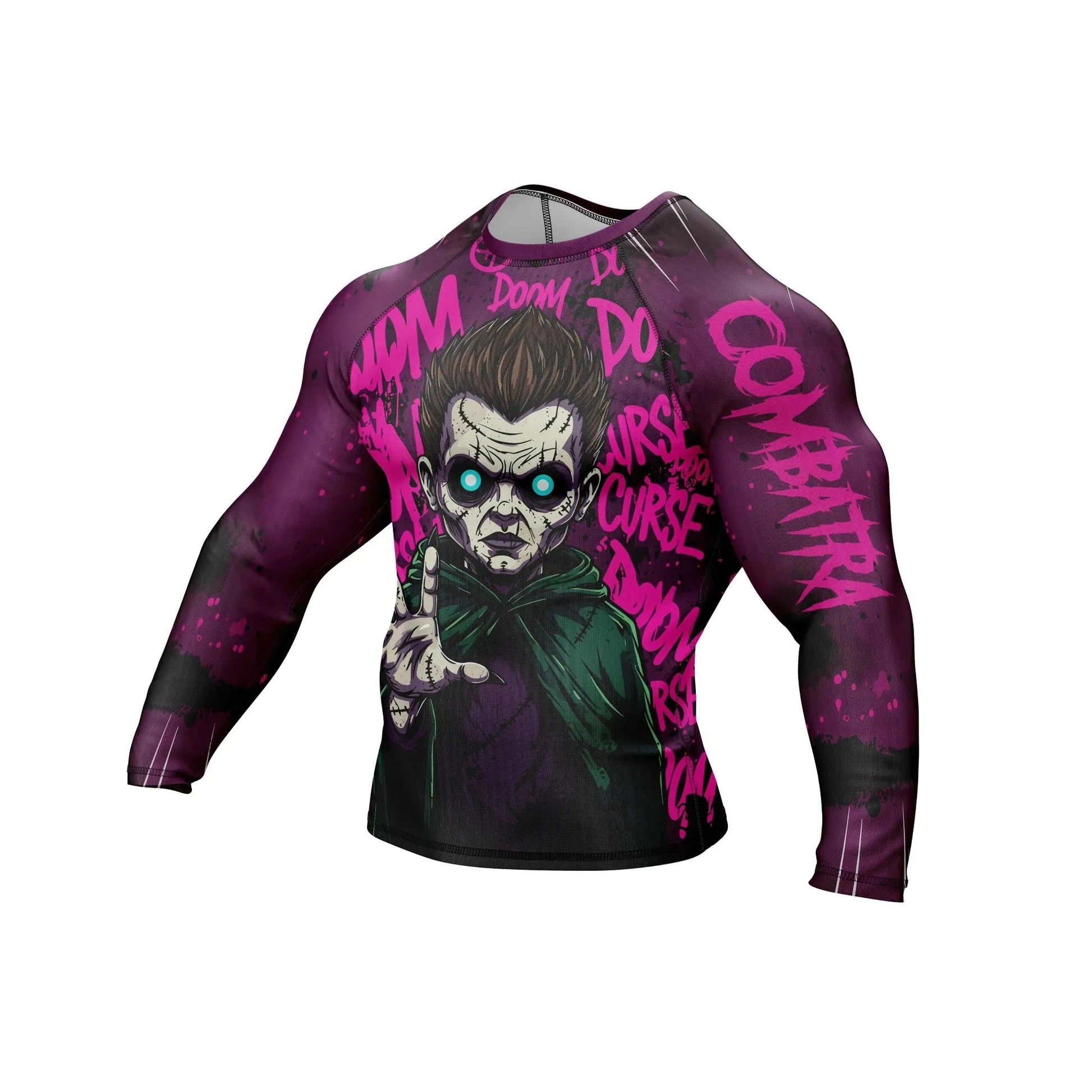 Dark Doom Curse Compression Rash Guard - Premium Rashguards | Combatra