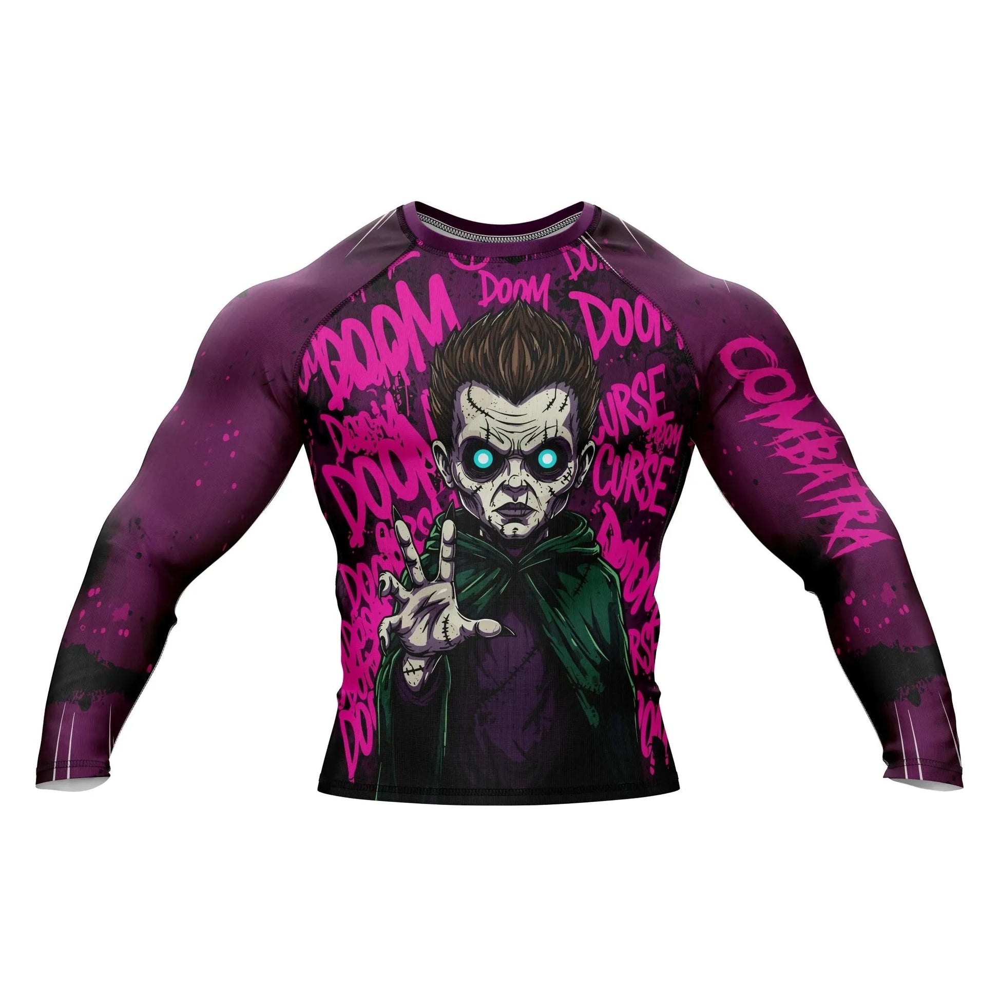Dark Doom Curse Compression Rash Guard - Premium Rashguards | Combatra