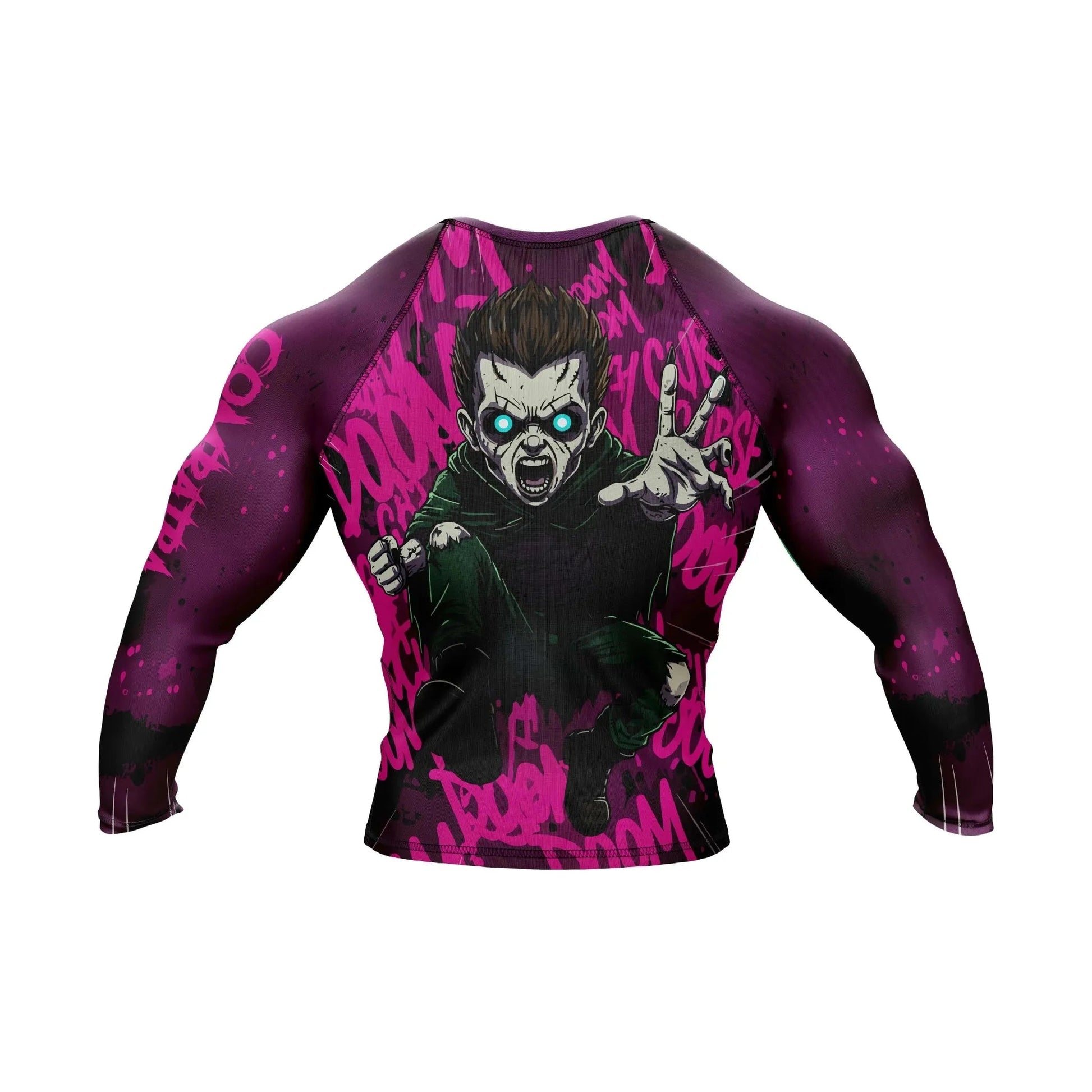 Dark Doom Curse Compression Rash Guard - Premium Rashguards | Combatra