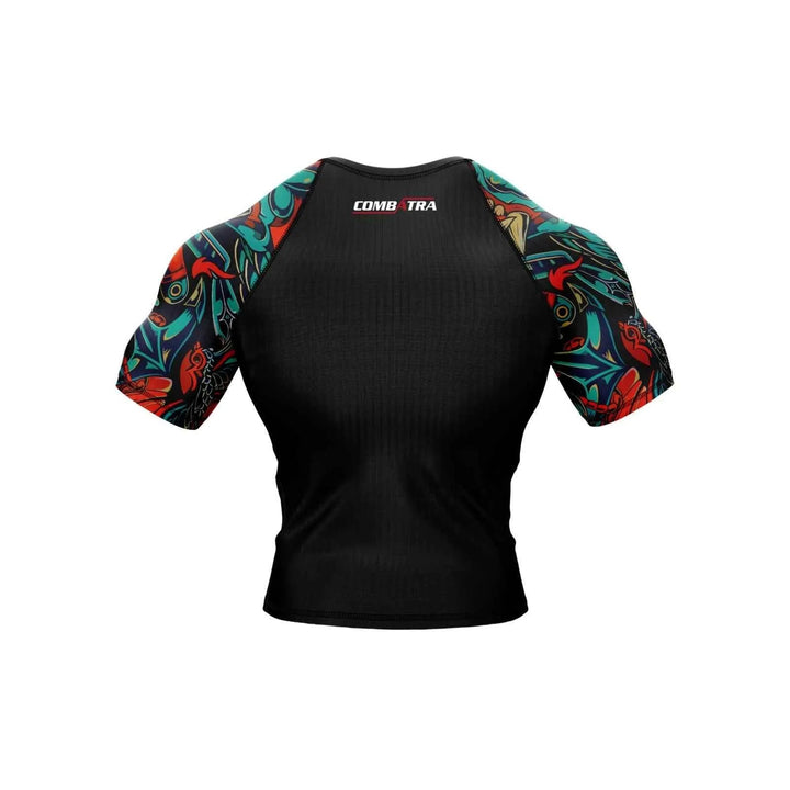 Demon Spirit Graphic Compression Rash Guard - Premium Rashguards | Combatra