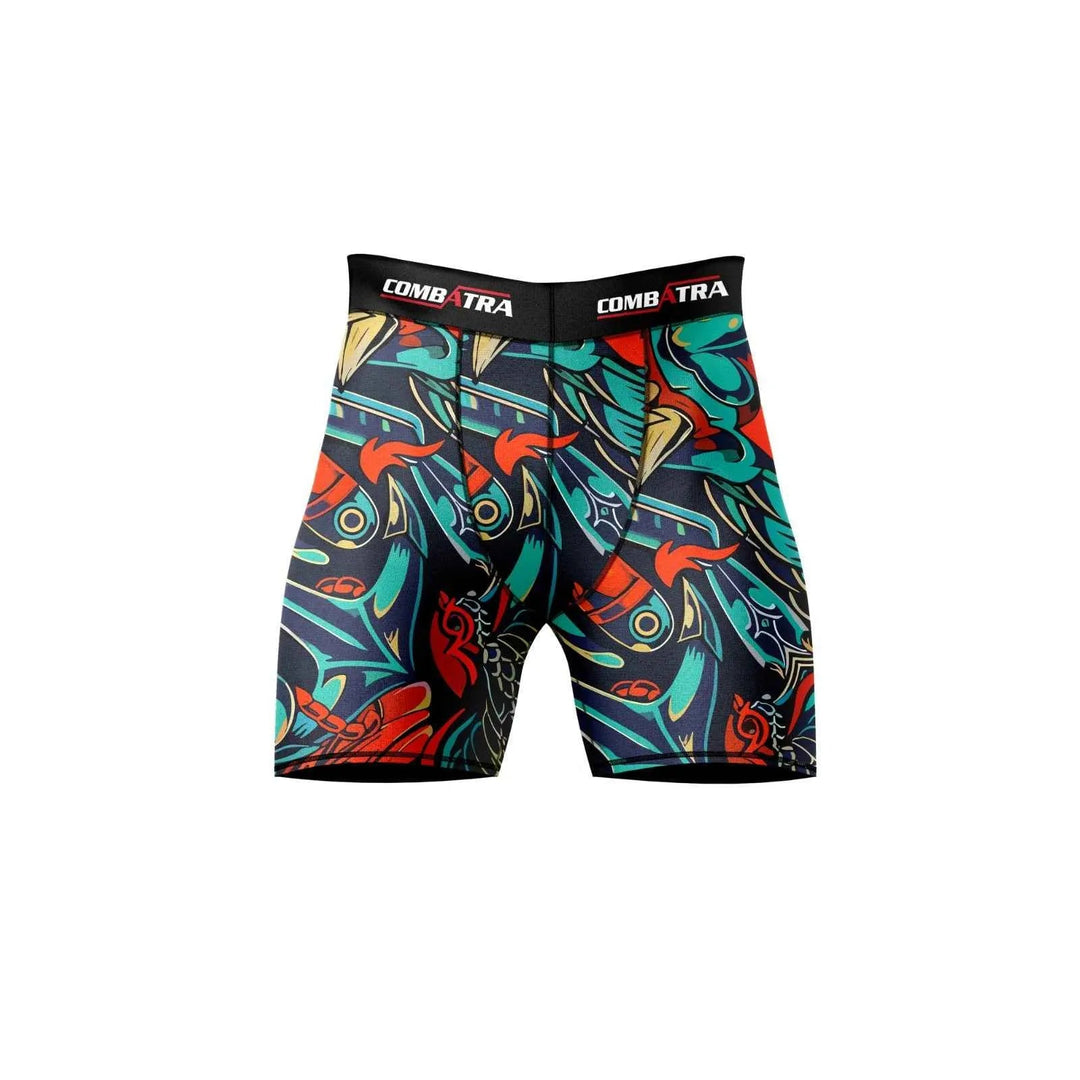 Demon Spirit Graphic Compression Shorts - Compression Shorts | Combatra