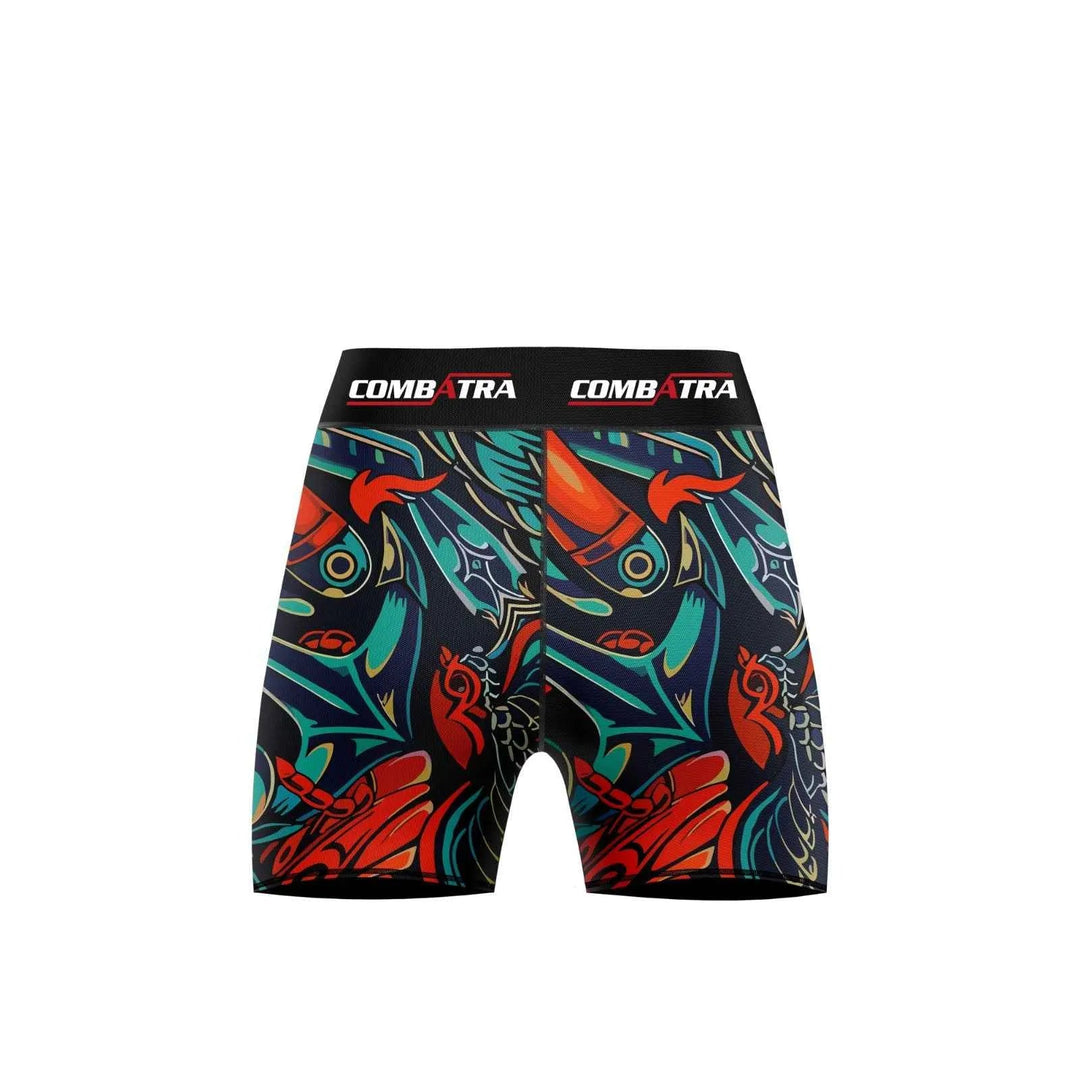 Demon Spirit Graphic Compression Shorts - Compression Shorts | Combatra