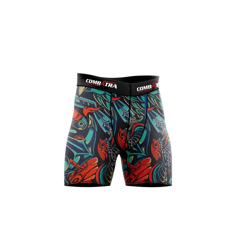 Demon Spirit Graphic Compression Shorts - Compression Shorts | Combatra