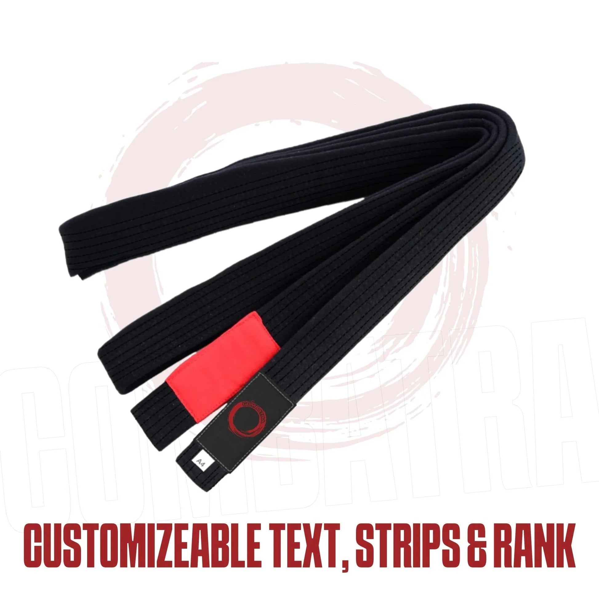Design Your Own - Premium Customizable Brazilian Jiu Jitsu BJJ Belt with Name - Personalised Wear | Combatra