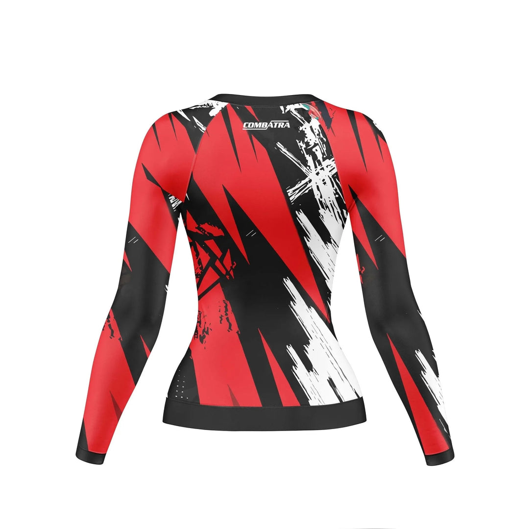 Dino Fury Compression Rash Guard For Women - Premium Rashguards | Combatra