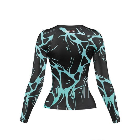 Energy Tiger Compression Rash Guard For Women - Premium Rashguards | Combatra