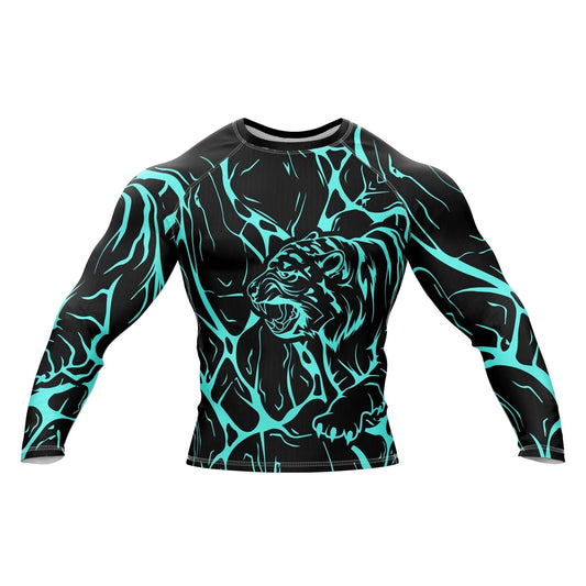 Energy Tiger Compression Rash Guard - Premium Rashguards | Combatra