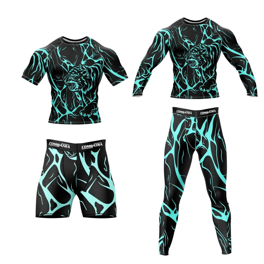 Energy Tiger Compression Shorts - Compression Shorts | Combatra