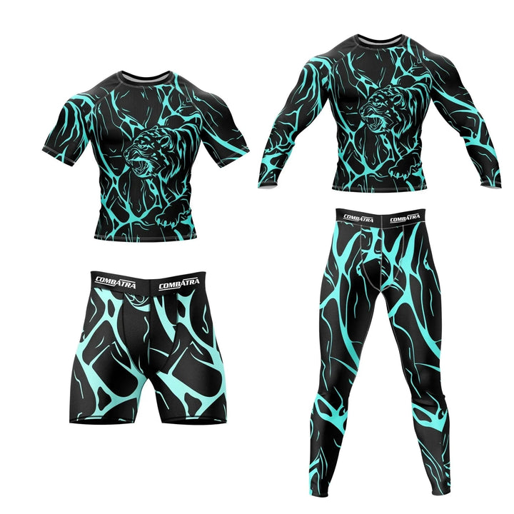 Energy Tiger Compression Shorts - Compression Shorts | Combatra
