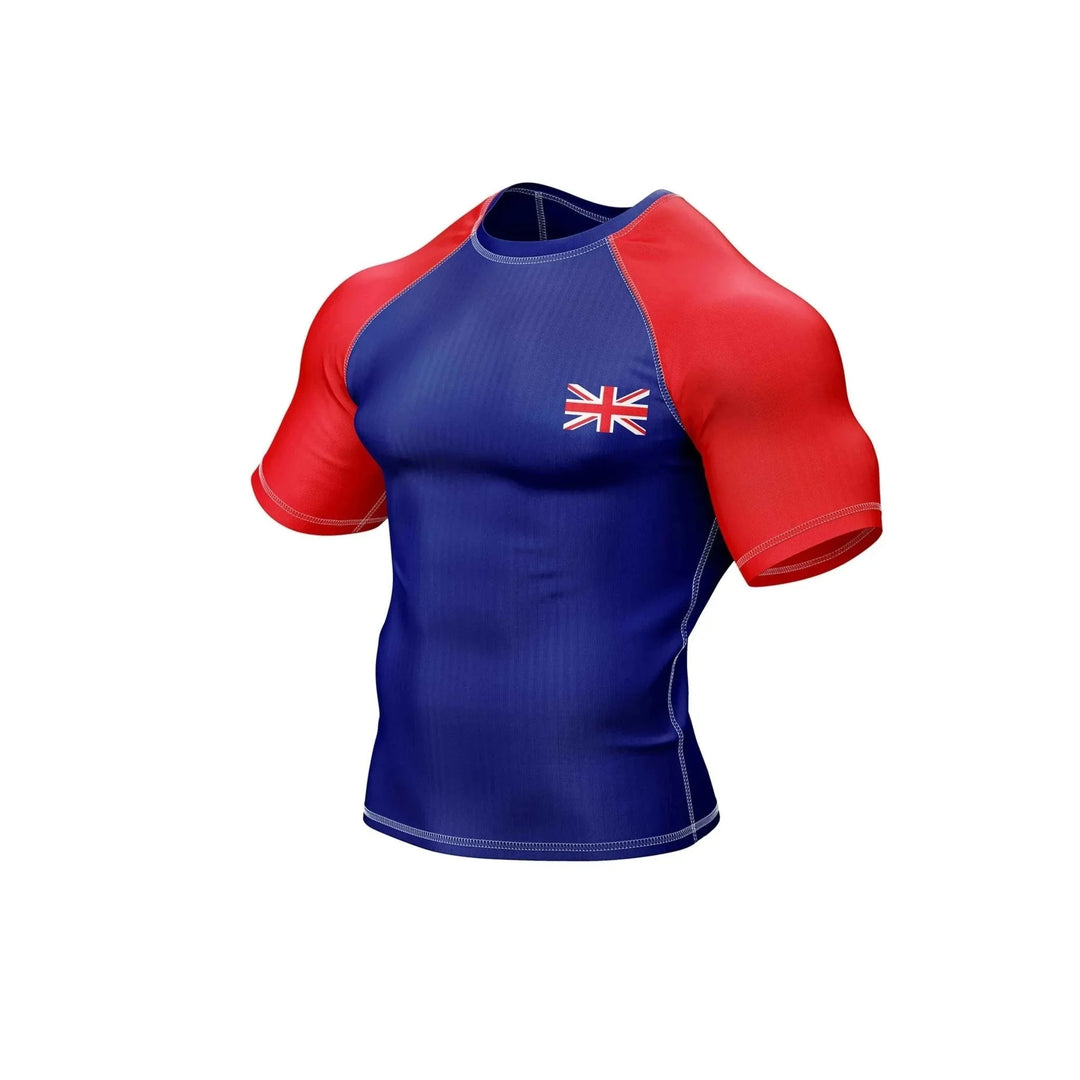 England Flag Compression Rash Guard - Patriotic Rashguards | Combatra