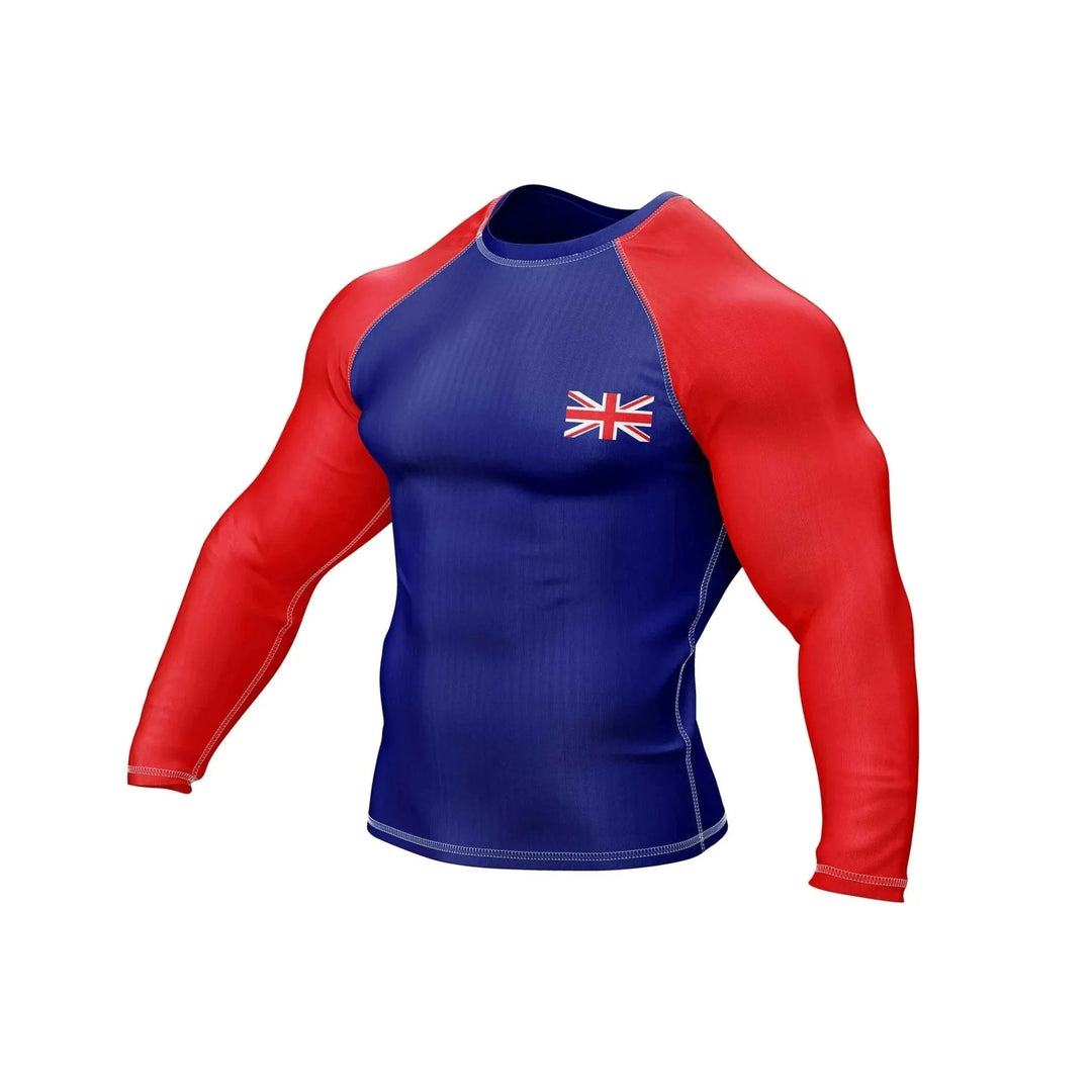 England Flag Compression Rash Guard - Patriotic Rashguards | Combatra