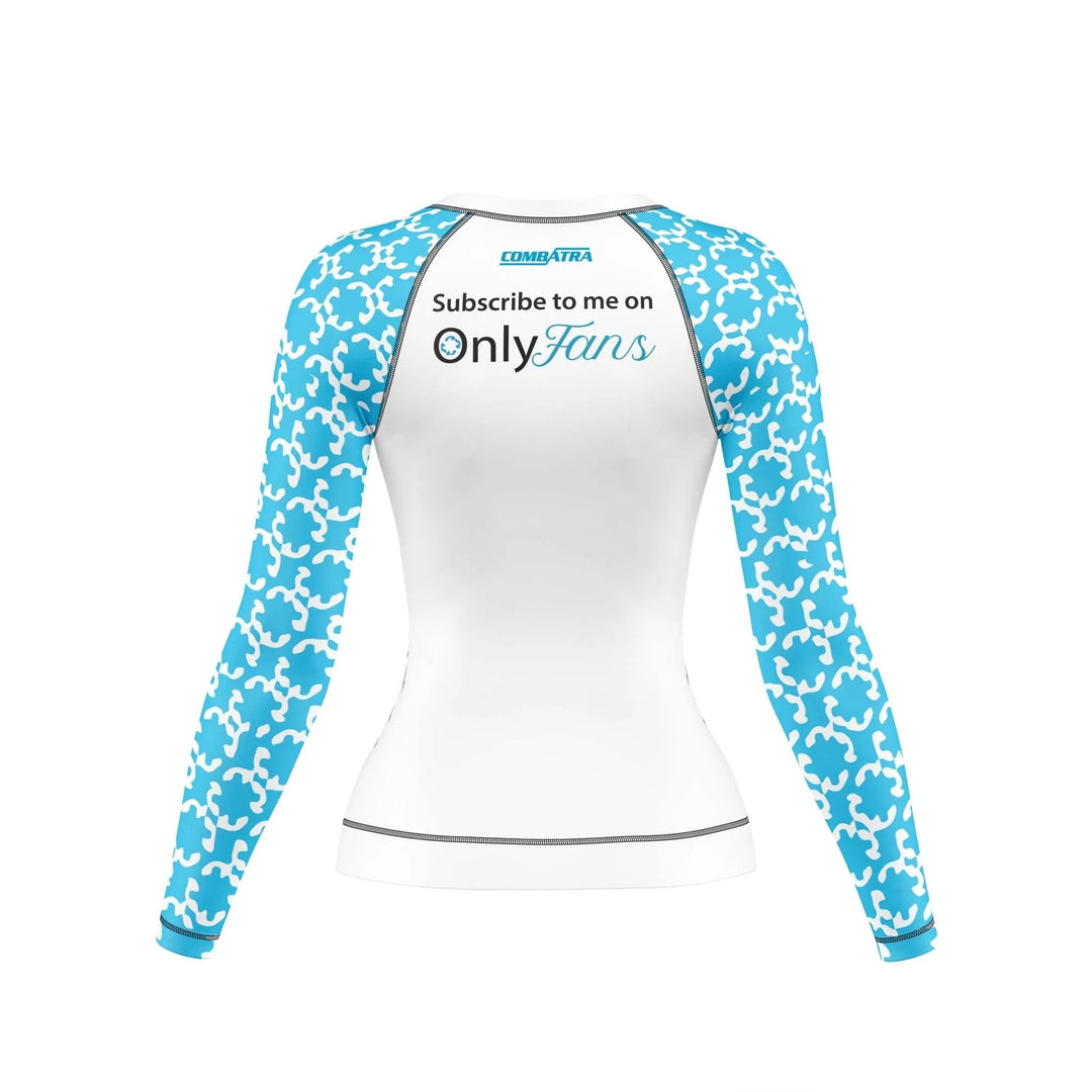 Fans Only Compression Rash Guard For Women - Premium Rashguards | Combatra