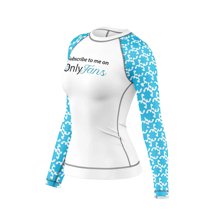 Fans Only Compression Rash Guard For Women - Premium Rashguards | Combatra