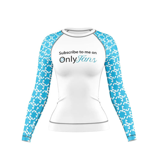 Fans Only Compression Rash Guard For Women - Premium Rashguards | Combatra