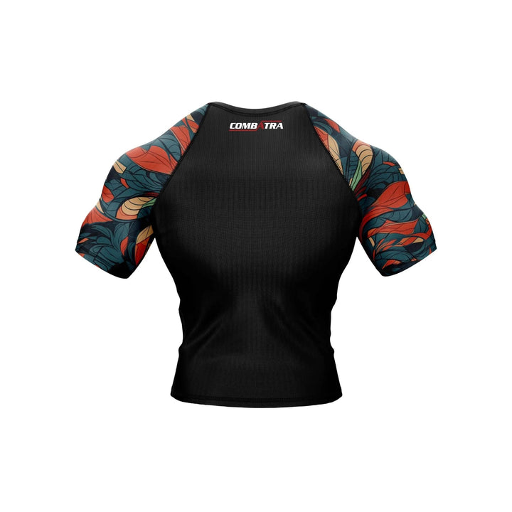 Feather Design Compression Rash Guard - Premium Rashguards | Combatra