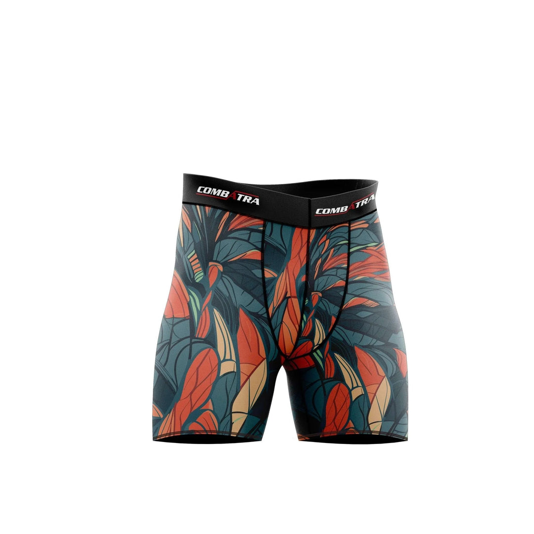Feather Design Compression Shorts - Compression Shorts | Combatra