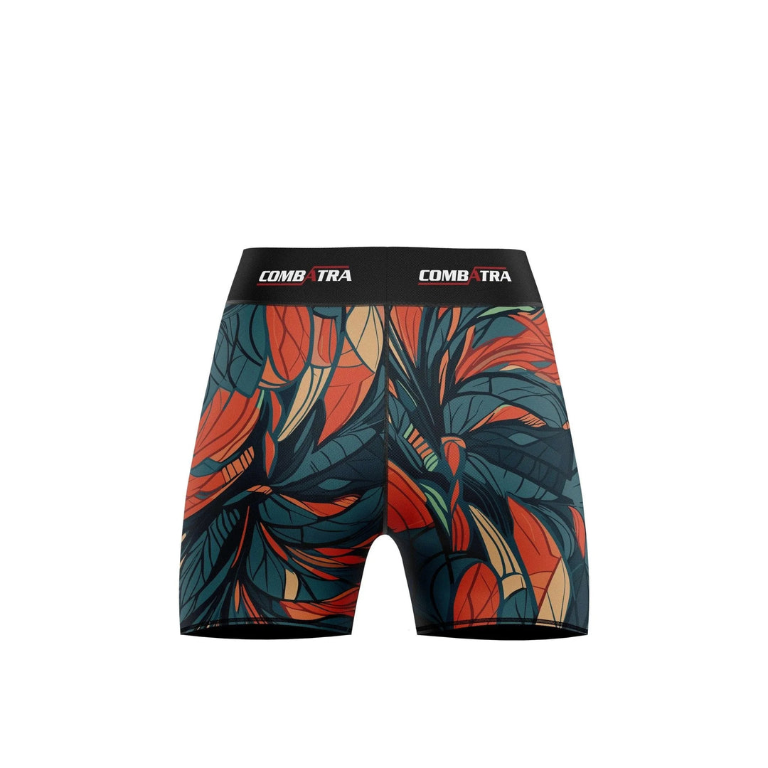 Feather Design Women’s Compression Shorts - Combat Shorts - Compression Shorts | Combatra