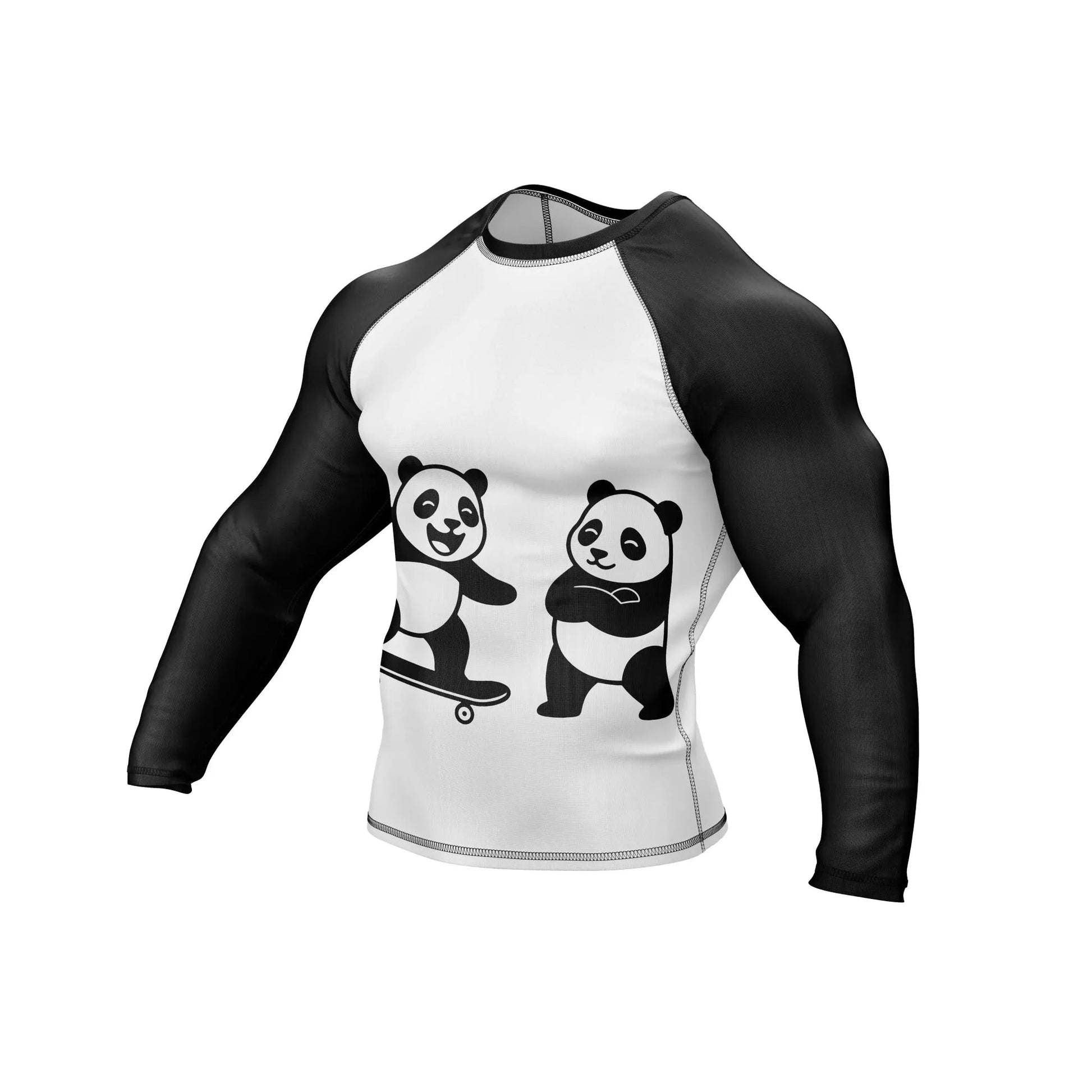 Fun Panda Streetwear Compression Rash Guard - Premium Rashguards | Combatra
