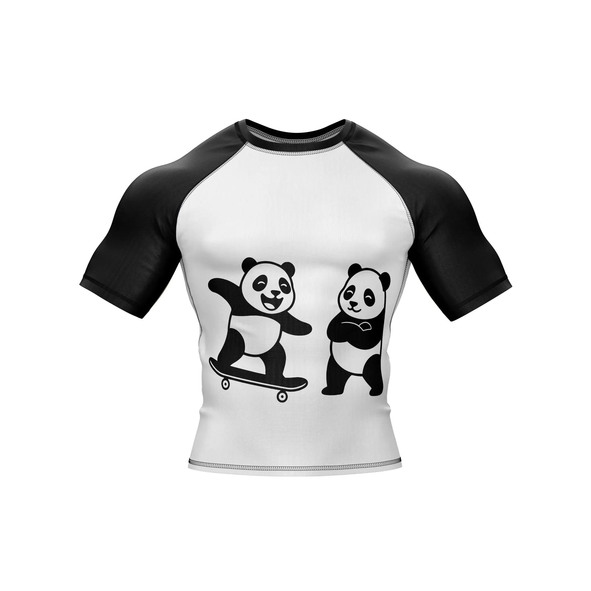Fun Panda Streetwear Compression Rash Guard - Premium Rashguards | Combatra