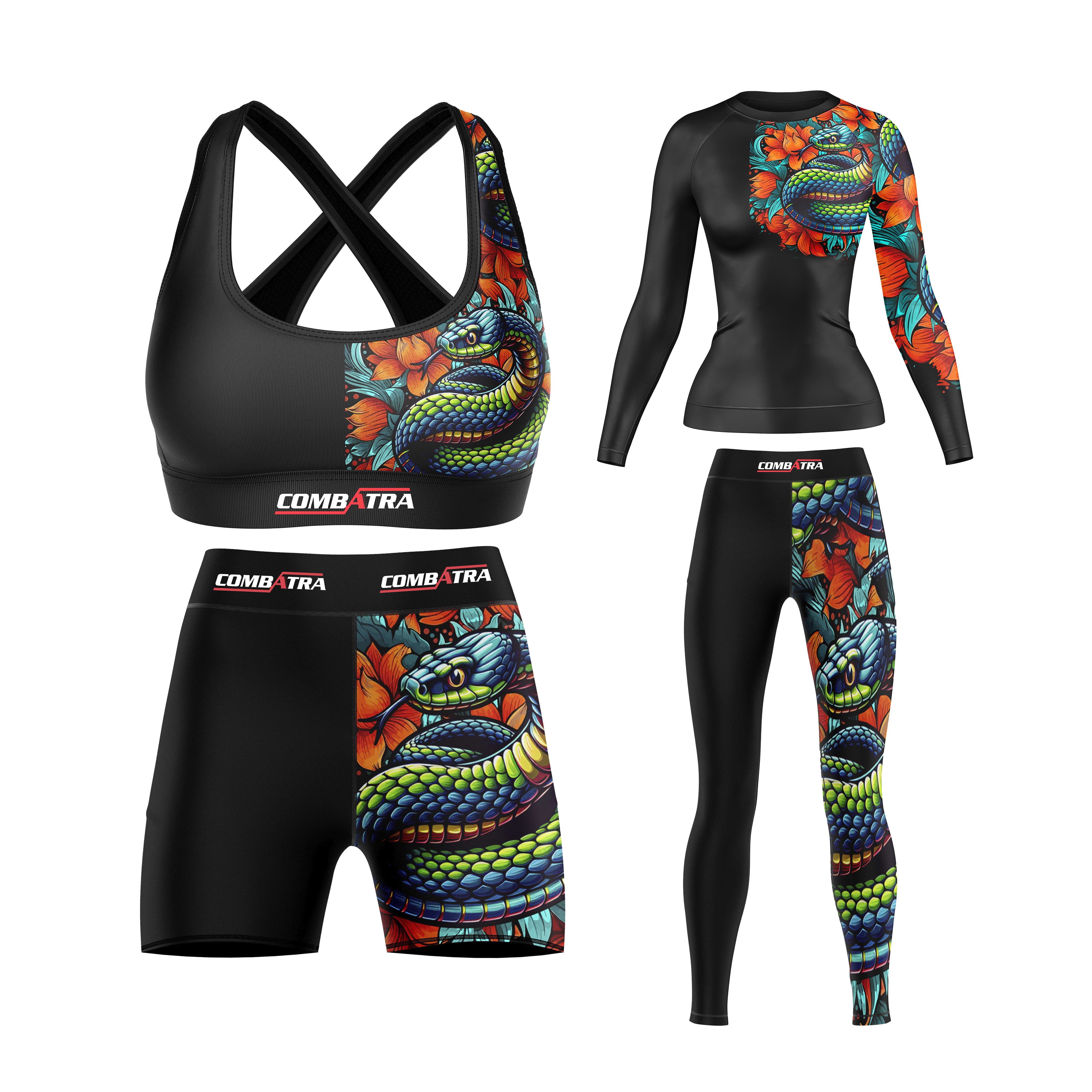 Venom Strike Compression Rash Guard For Women