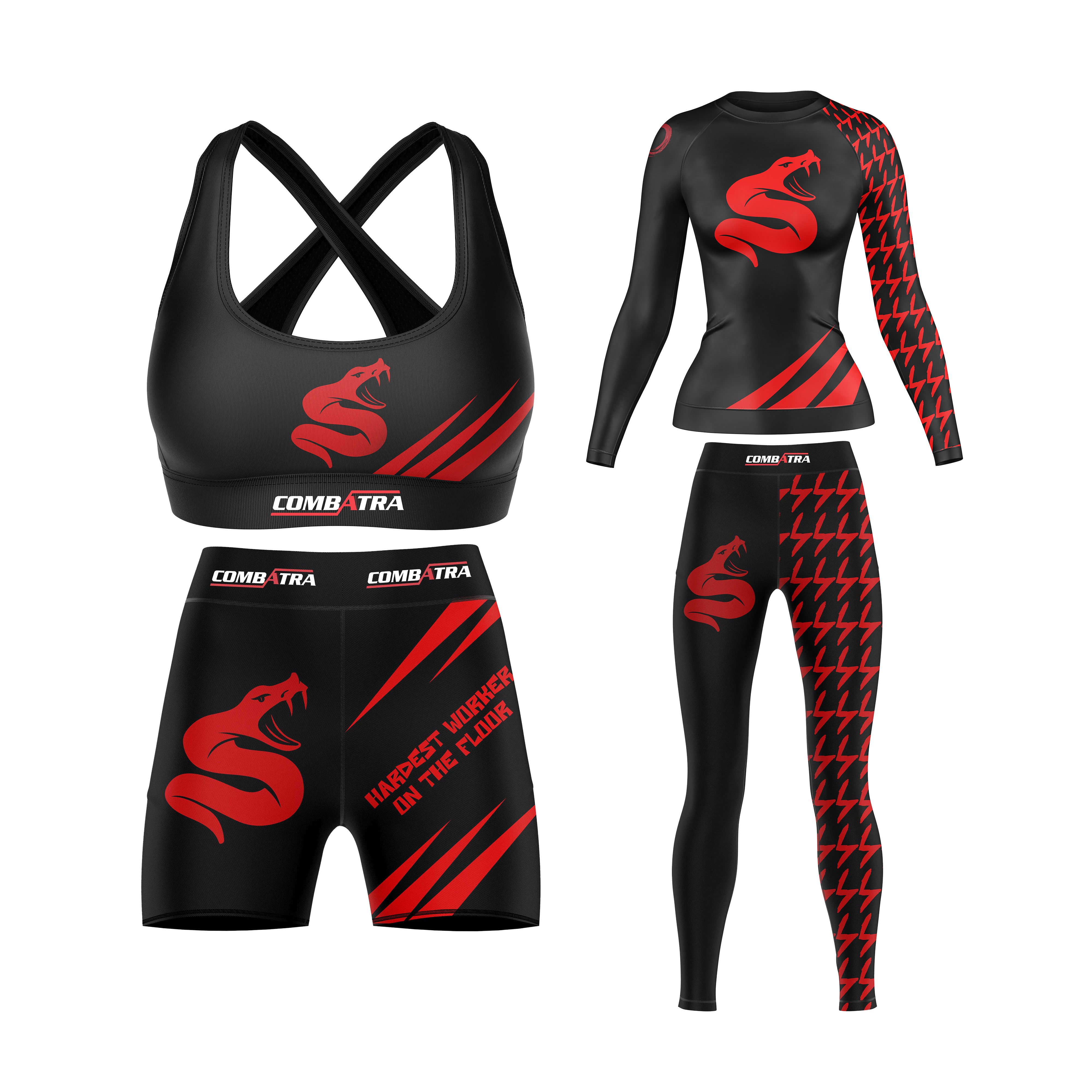 Snake fury Compression Rash Guard For Women