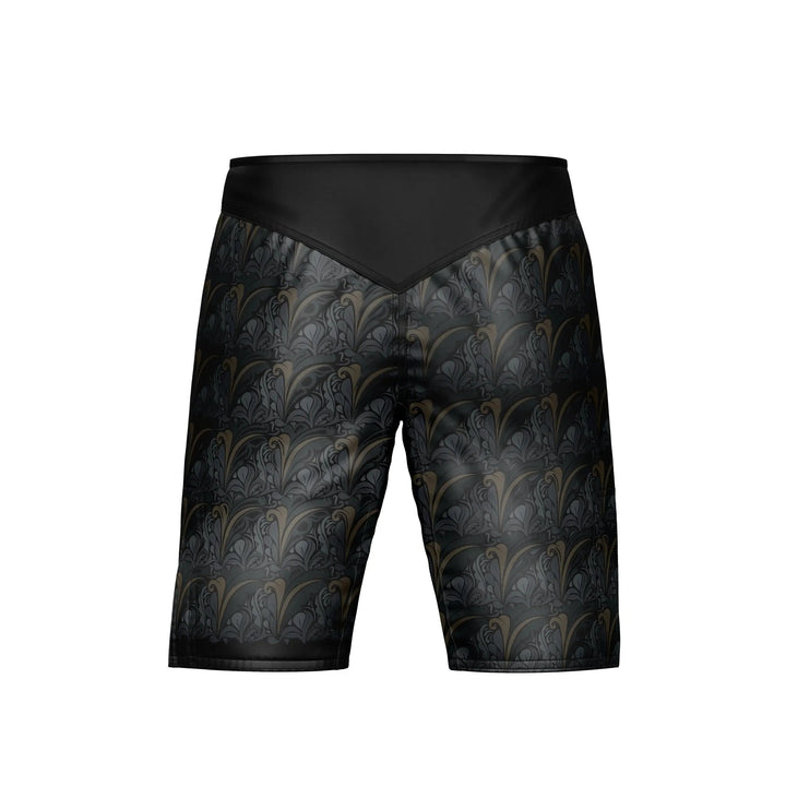 Golden Black Armor MMA Shorts - MMA Shorts | Combatra