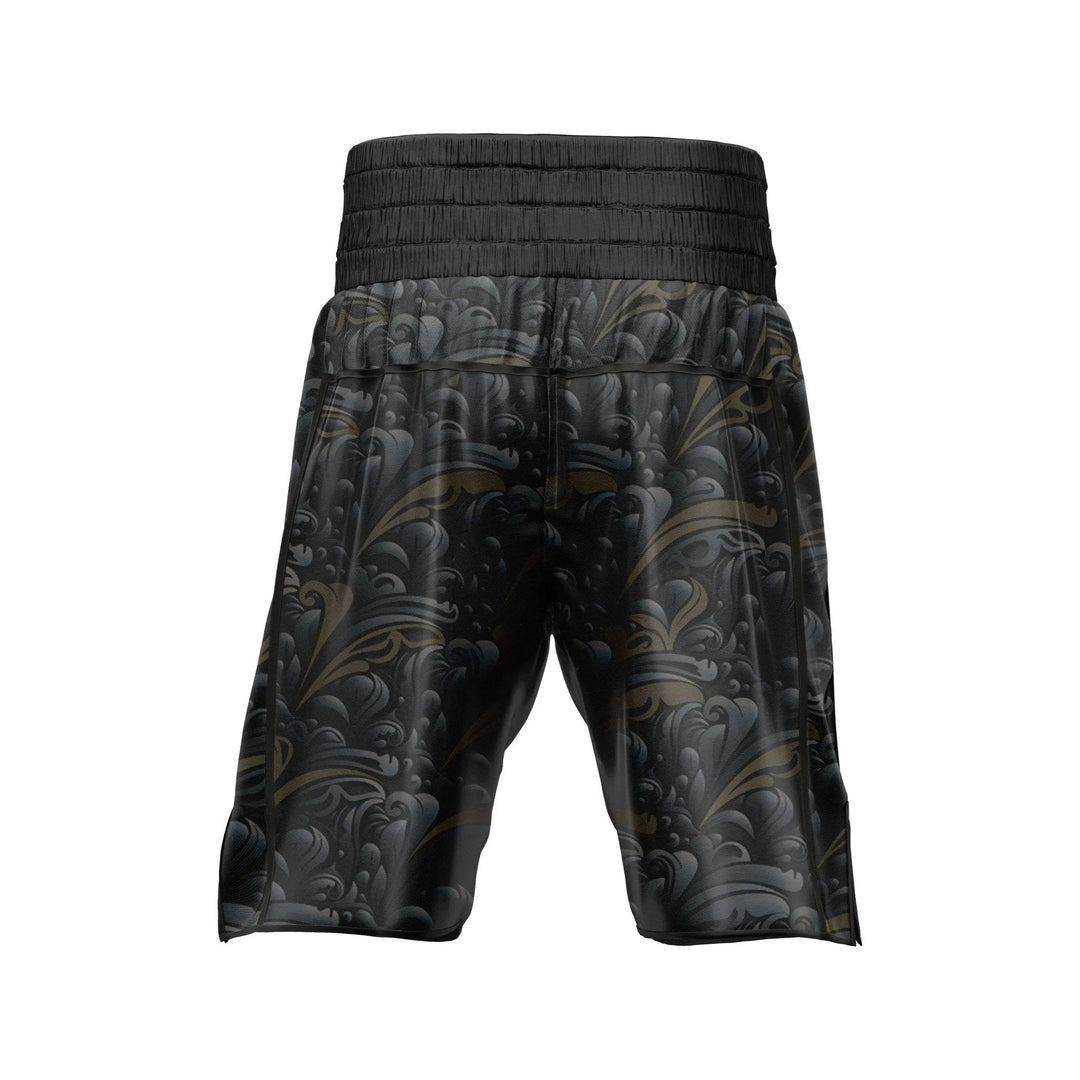 Golden Black Boxer Short - Boxing Shorts | Combatra