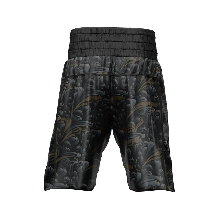 Golden Black Boxer Short - Boxing Shorts | Combatra