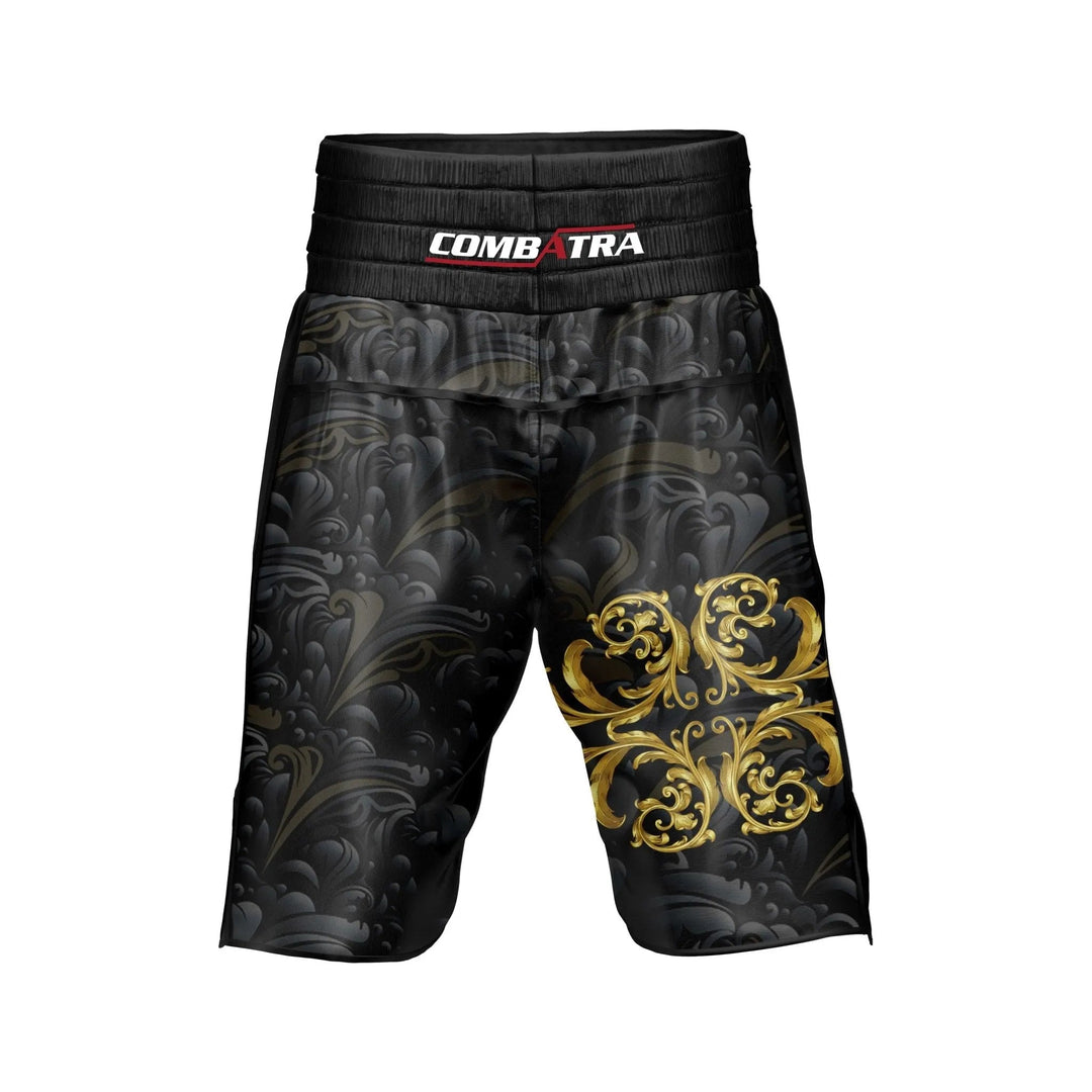 Golden Black Boxer Short - Boxing Shorts | Combatra