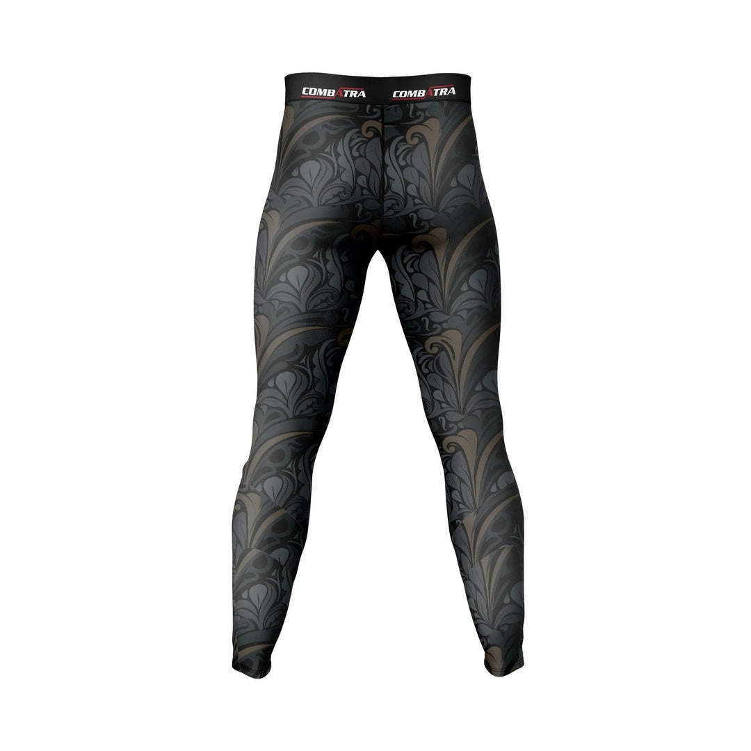 Golden Black Compression Pants - Compression Pants | Combatra