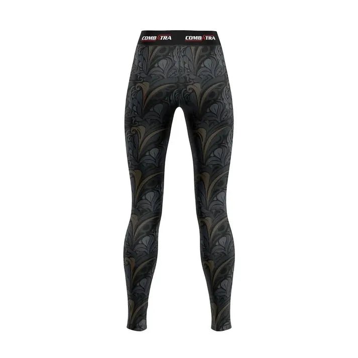 Golden Black Compression Pants - Compression Pants | Combatra