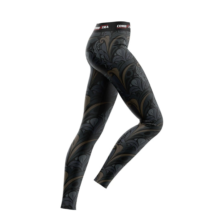 Golden Black Compression spats For Women - Compression Spats | Combatra