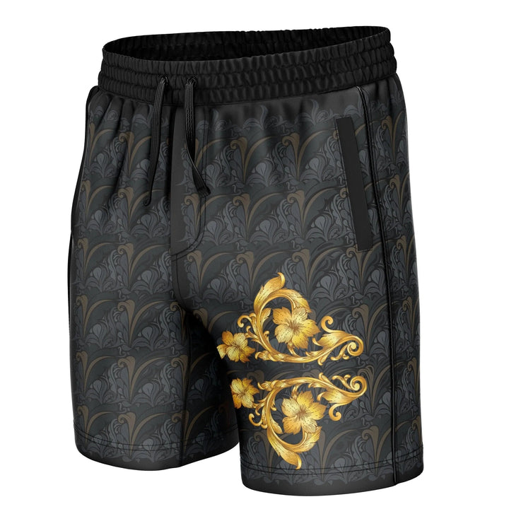 Golden Black Performance Training Shorts - Training Shorts | Combatra