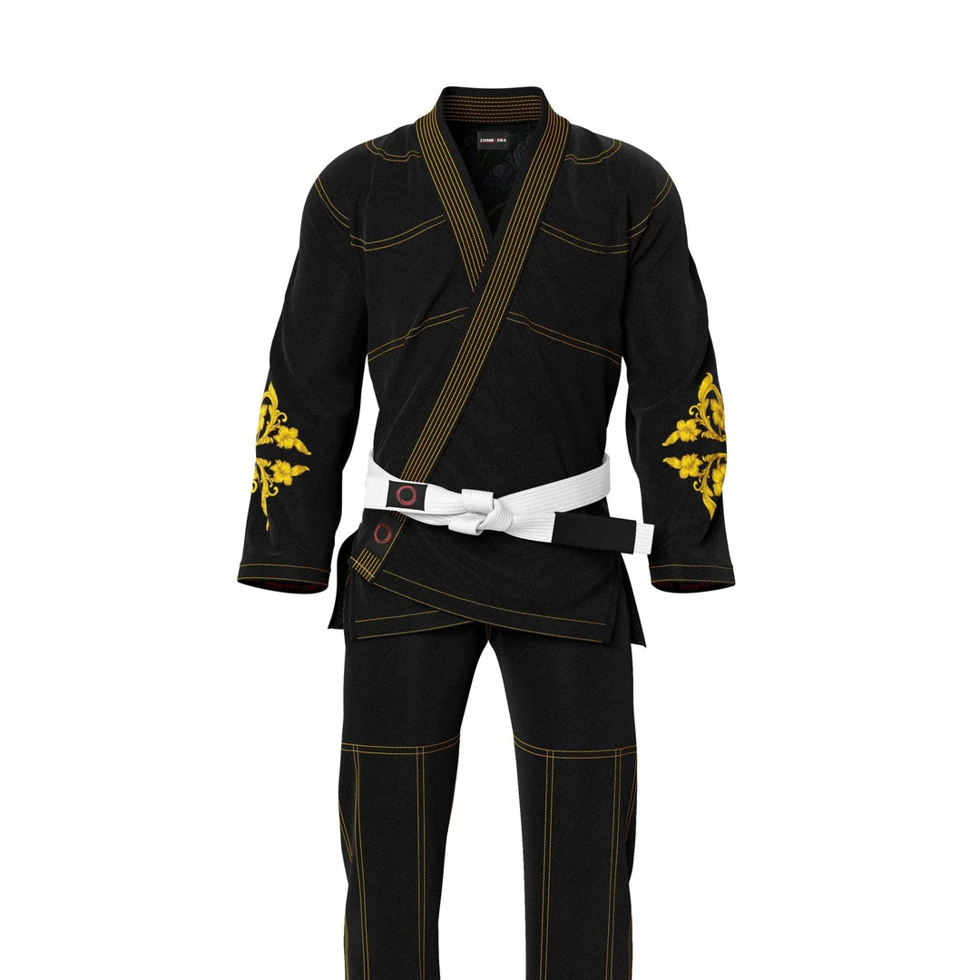Golden Black Premium Brazilian Jiu Jitsu Gi - Premium Gi | Combatra